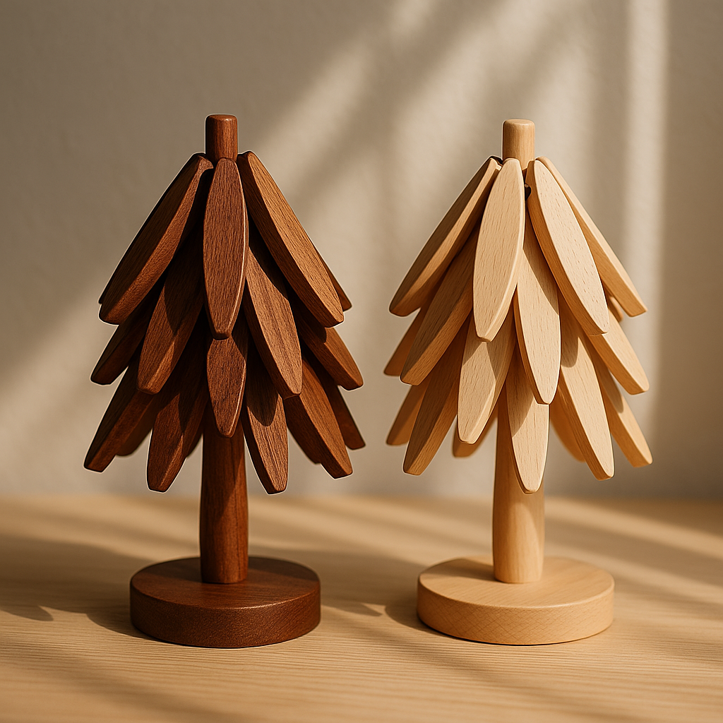 Wooden Tree - 3 Trivets