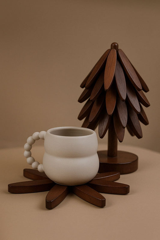 Wooden Tree - 4 Trivets